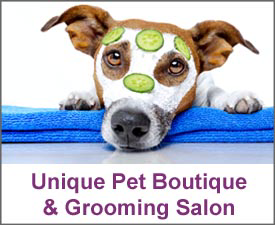 unique pet boutique logo